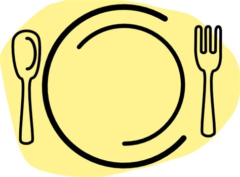 Cartoon Dinner Plate Clipart Best