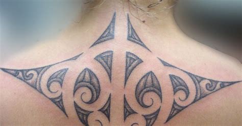 Maori Polynesian Tattoo Maori Back Tattoo