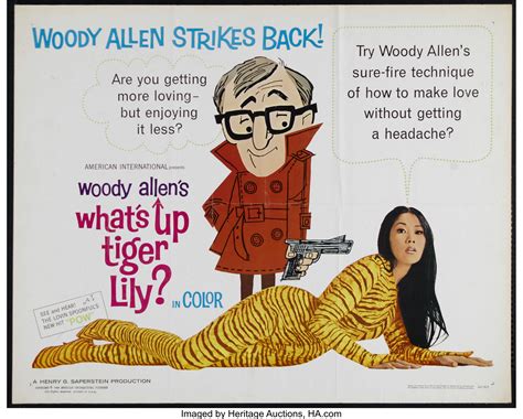 22” X 28” Whats Up Tiger Lily Released April 1966 With Woody Allen