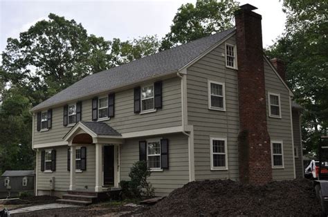 Garrison Colonial Colonial House Exteriors Exterior House Remodel
