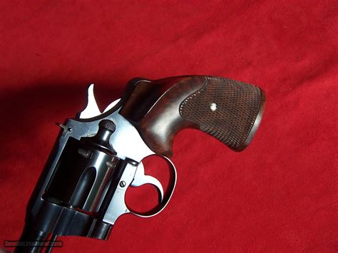 Colt Officers Model Target 22 With Sanderson Grips For Sale