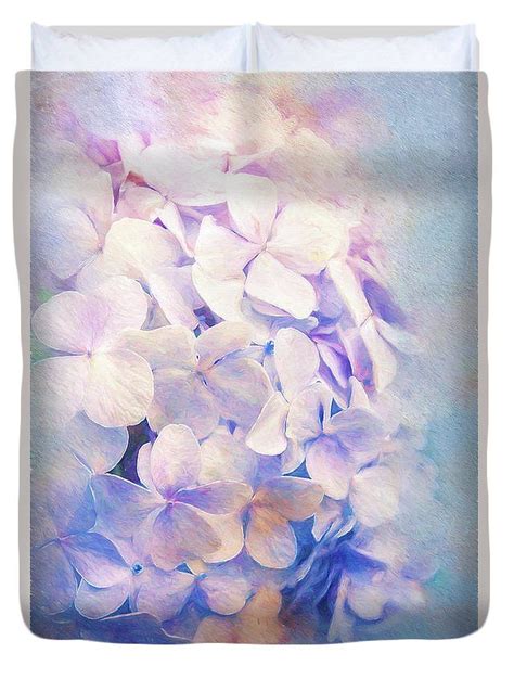 Multi Colored Hydrangea Duvet Cover By Terry Davis Hydrangea Colors