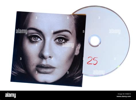 Adele 25 Music Cd Stock Photo Alamy