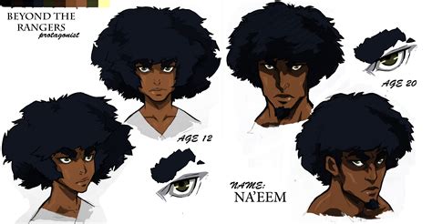 Anime Black Kid With Afro