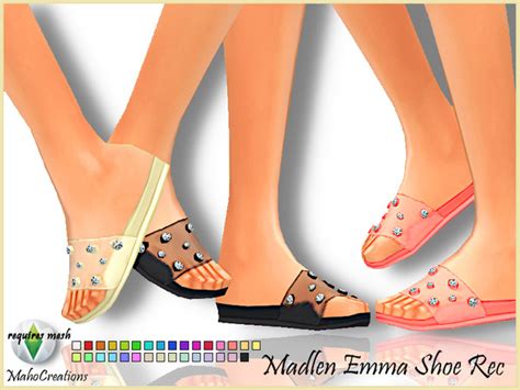 Madlen Emma Shoes Recolor By Mahocreations At Tsr Sims 4 Updates