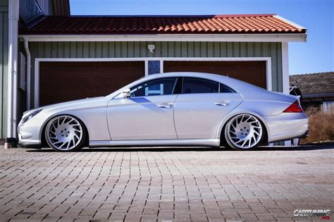 Stanced Mercedes Benz Cls C219 Cartuning Best Car Tuning Photos