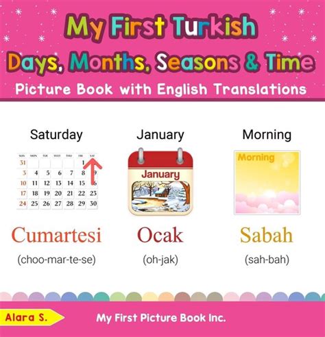 Teach And Learn Basic Turkish Words For Children 16 My First Turkish