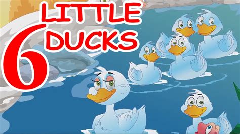 Six Little Ducks Nursery Rhymes In English Youtube