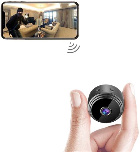 Spy Camera Wireless Hidden Wifi Mini Camera Hd 1080p Portable Home Security Cameras Covert Nanny