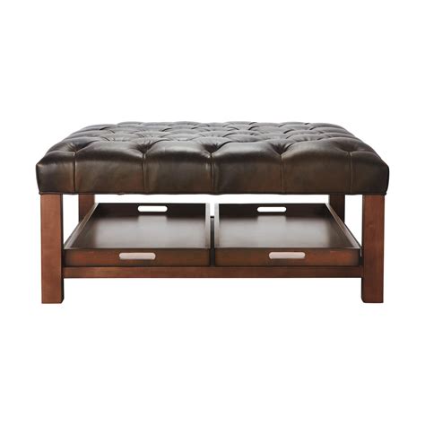 Find ottoman in coffee tables | buy or sell coffee tables, ottomans, poufs, side tables & more in canada. Oversized Leather Ottoman Coffee Table | Coffee Table ...