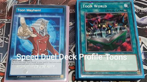 Speed Duel Toon Deck Profile Youtube
