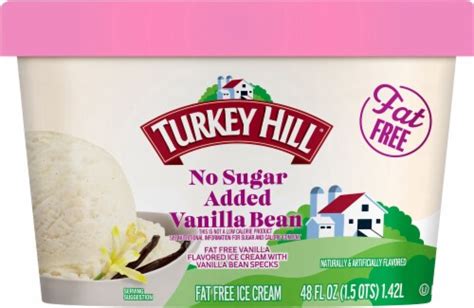 Turkey Hill Fat Free Vanilla Bean Ice Cream Fl Oz Fred Meyer