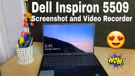 Dell Inspiron 5509 How To Take Screenshot And Video Recording In