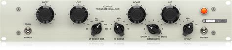Klark Teknik Eqp Kt Classic Tube Equaliser With Switchable Frequency Selection Variable