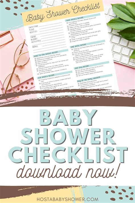 Baby Shower Checklists Printable