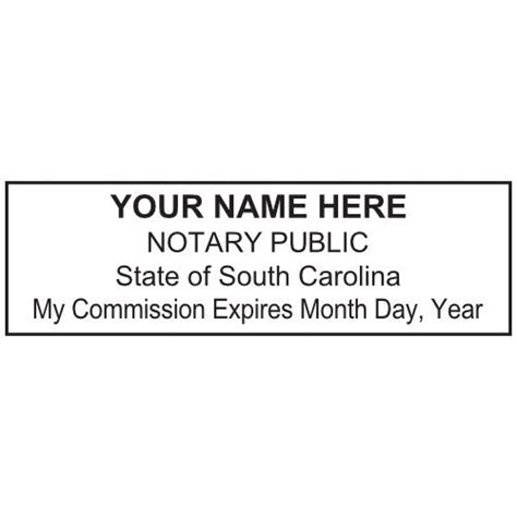 South Carolina Notary Stamp And Seal Pro Stamps