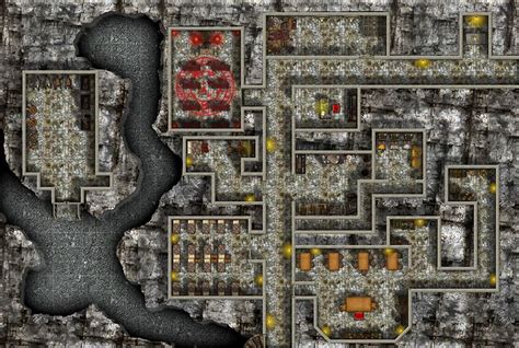 Dwarven Mines Map 1 Tabletop Rpg Maps Map Dungeon Maps