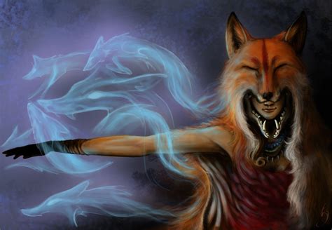 Fantasy Art Magician Fox Girl Rare Gallery Hd Wallpapers