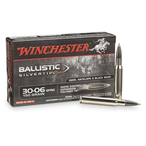 Winchester Supreme Ballistic Silvertip 30 06 Springfield Bst 150