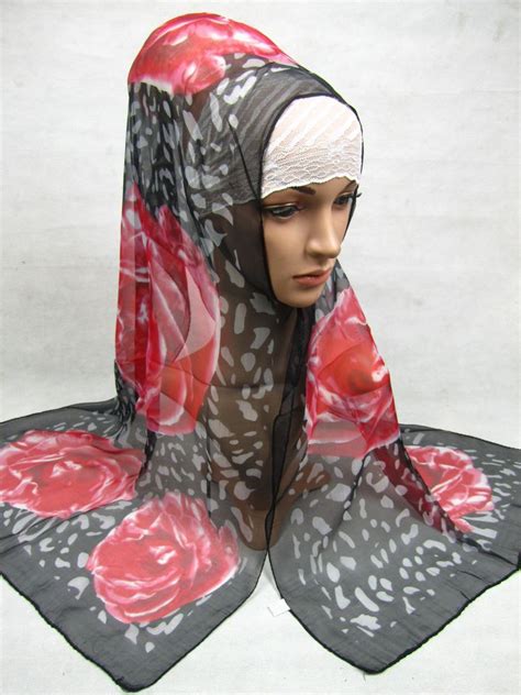 s553a hijab 40 silk 60 polyester andmuslim scarfandislam scarfandarab scarfandmuslim product in women s