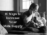 Ways To Increase Your Milk Supply Images
