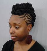 Recently, it became one of the latest trends in hair styling in black and white women. Braided mohawk hairstyles for black women