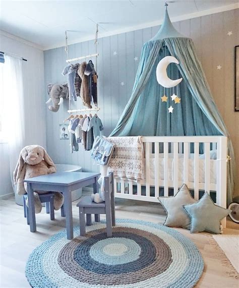Baby Blue Nursery Baby Boy Room Decor Nursery Baby Room Baby Room