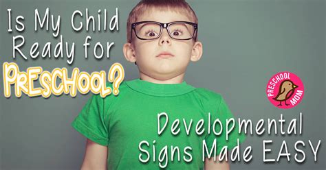 Is My Child Ready For Preschool Developmental Signs Made Easy