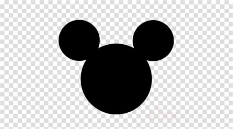 Face Silhouette Png Mickey Mouse Face Black Clipart Mickey Mouse