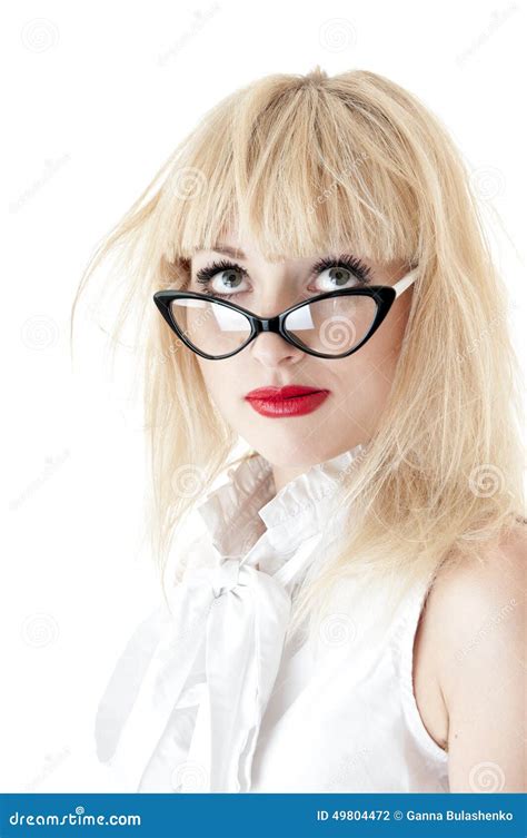 2265 Portrait Businesswoman Funny Glasses Stock Photos Free