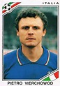 Pietro Vierchowod of Italy. 1986 World Cup Finals card. | Calcio ...
