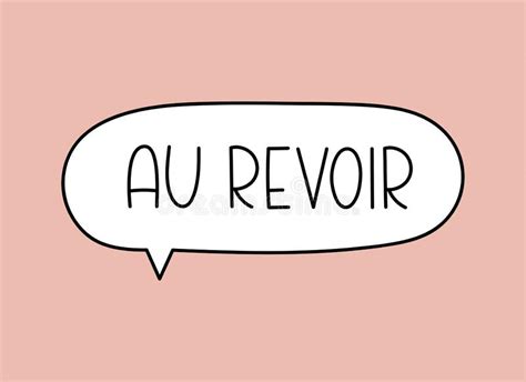 View, download, rate, and comment on this au revoir image. Au Revoir Good Bye Inscription. Handwritten Lettering ...