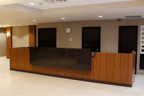 Walnut Cambria Stone Hotel Reception Desk Willsëns Architectural