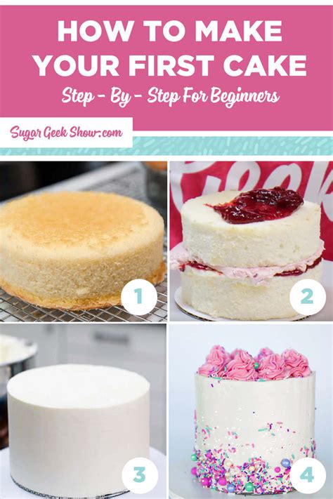 How To Decorate Your First Cake Step By Step Recipe Easy Cake