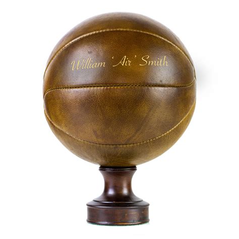 Personalised Vintage Leather Basketball By We Print Balls