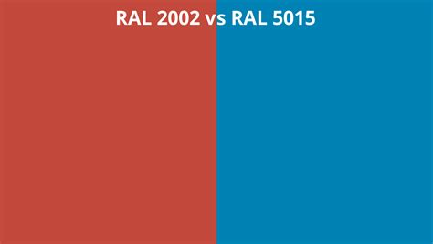 Ral 2002 Vs 5015 Ral Colour Chart Uk