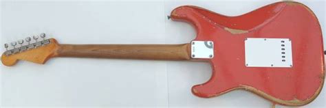 Fender Stratocaster 1961 Fiesta Red Guitar For Sale David J Pym Vintage