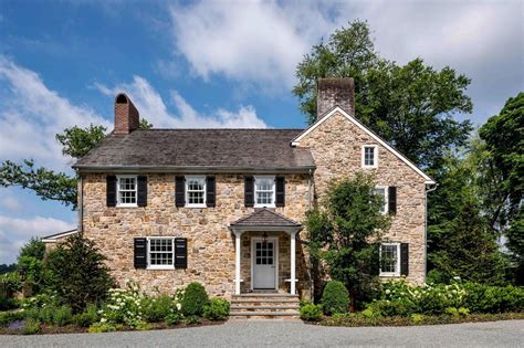 Delightful Restoration Of A Brick And Fieldstone Farmhouse In Pennsylvania Dutch Colonial Homes