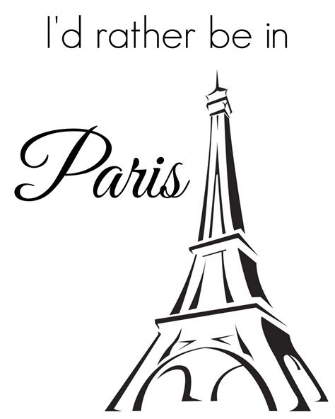 Free Paris Printables
