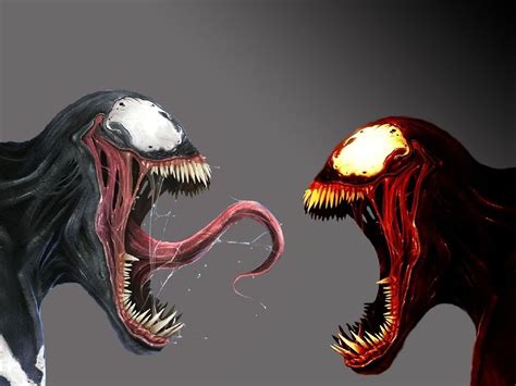 Venom Vs Carnage Concept Art Made By Unknown Marvel Villains