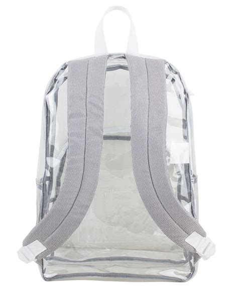 Wholesale 17 Eastsport Basic Clear Backpack White Dollardays