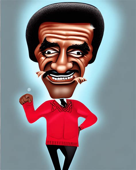 Sammy Davis Jr Caricature · Creative Fabrica
