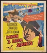 Tune Up: Film Poster : Arnold Laven - Down Three Dark Streets [1954]