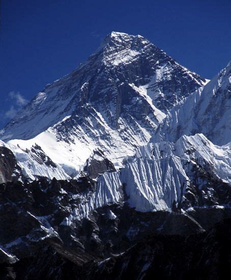 Mount Everestsagarmatha 8848 M Nepal Via Onreact Everest Scenery