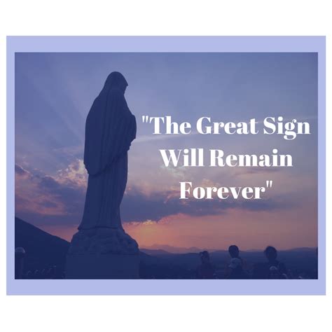 About The 3rd Secret Of Medjugorje It Will Be A Great Sign Which Will