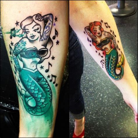 My Recent Mermaid Pin Up Tattoo So This Is My Style