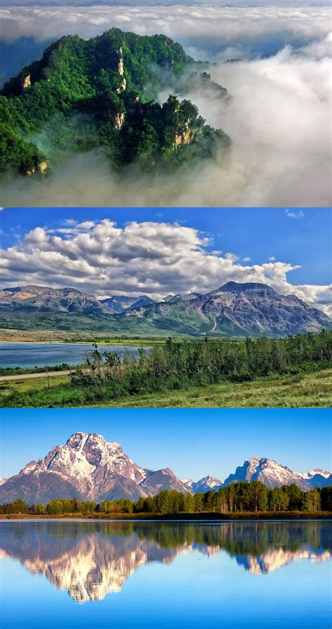 Amazing Landscape Of Mountains Beautiful Landscapes