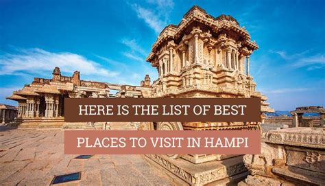 11 The Best Tourist Places To Visit In Hampi In 2022
