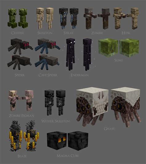 3d Mob Pack Minecraft Pe Texture Packs