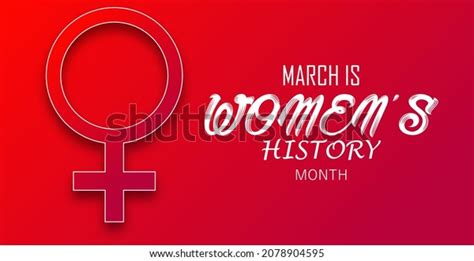 March Women History Month Vector Illustration Stock Vector Royalty